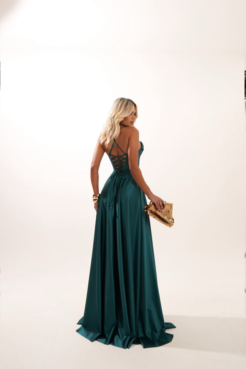 VESTIDO BABADO RODADO PRADA VESTIDO DE FESTA PETRA FINA